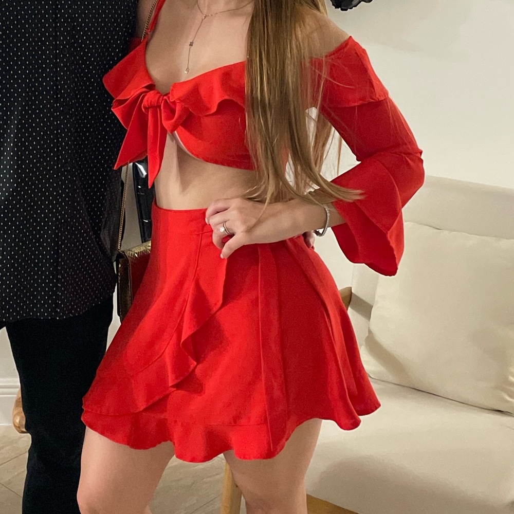 Cutest set in bright red
